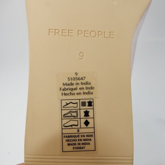 Free People Pink Bow Flats - Picture 15 of 16